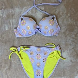 Victoria's Secret Bombshell Push-Up Floral Print Bikini